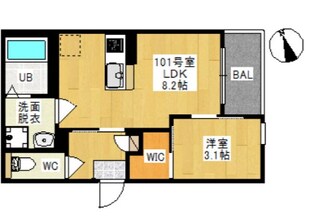 REGALEST 東古松の物件間取画像